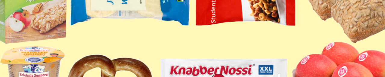 Snacks für die Schule und Büro