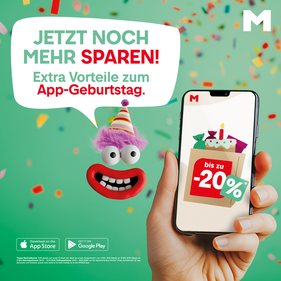 Super-Sammelbonus zum App Geburtstag